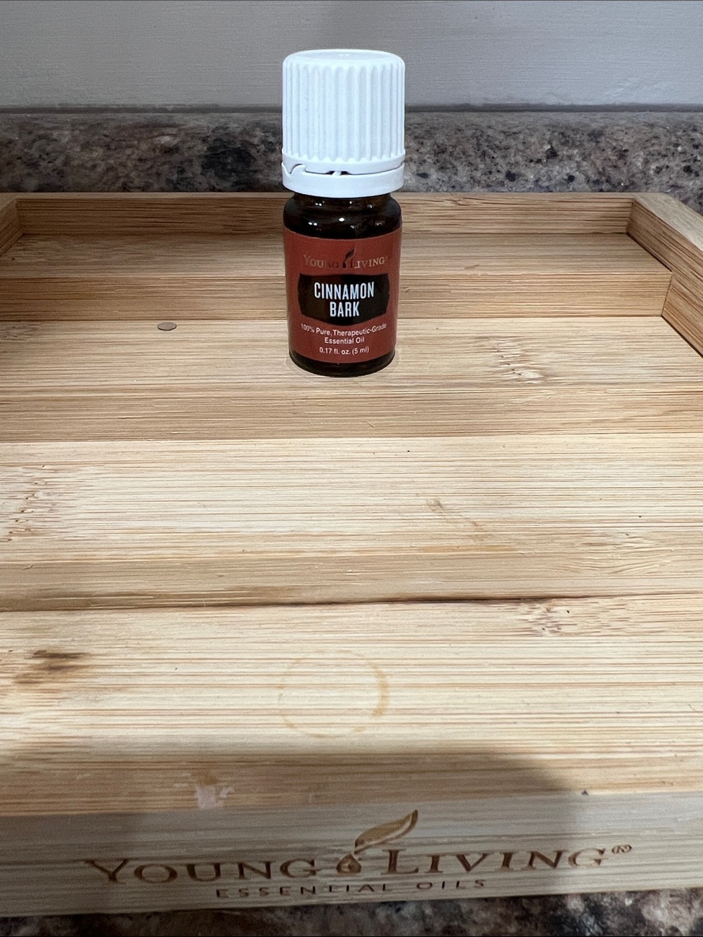 Young Living Cinnamon Bark Essential Oil - Brown Bottle with White Cap- 5ml.